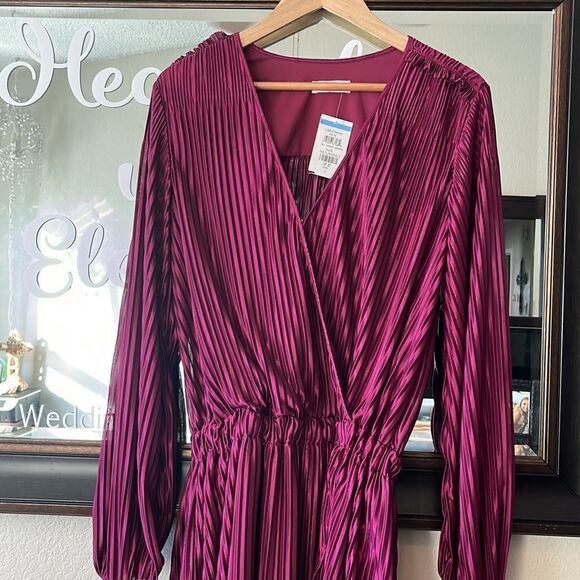 Ramy Brook Joanna Pleated Minidress size S NWT Small $545 - Picture 9 of 10